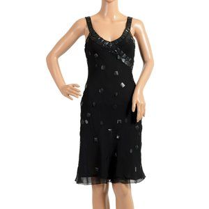 Gianfranco Ferre GF Embellished 100% Silk Dress